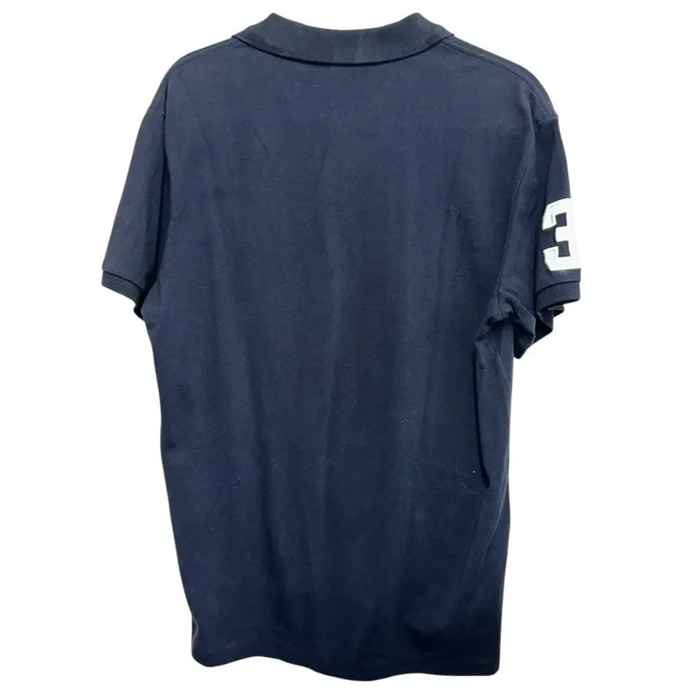 Polo Ralph Lauren Custom Fit Polo Shirt XL Navy Big Pony 3
